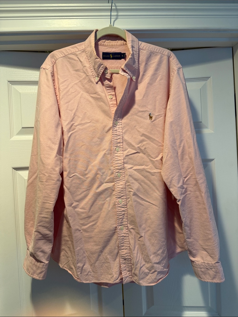 Ralph Lauren Men’s Light Pink Oxford Button-Down Shirt